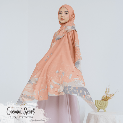 [ BUY 3 GET 1 FREE HIJAB ] Coconut Scarf - SG93.8 Terracotta