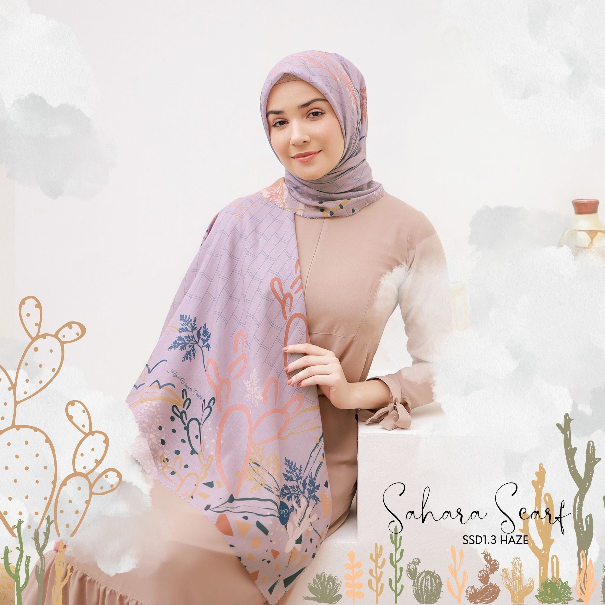 Sahara Scarf - SSD1.3 Haze