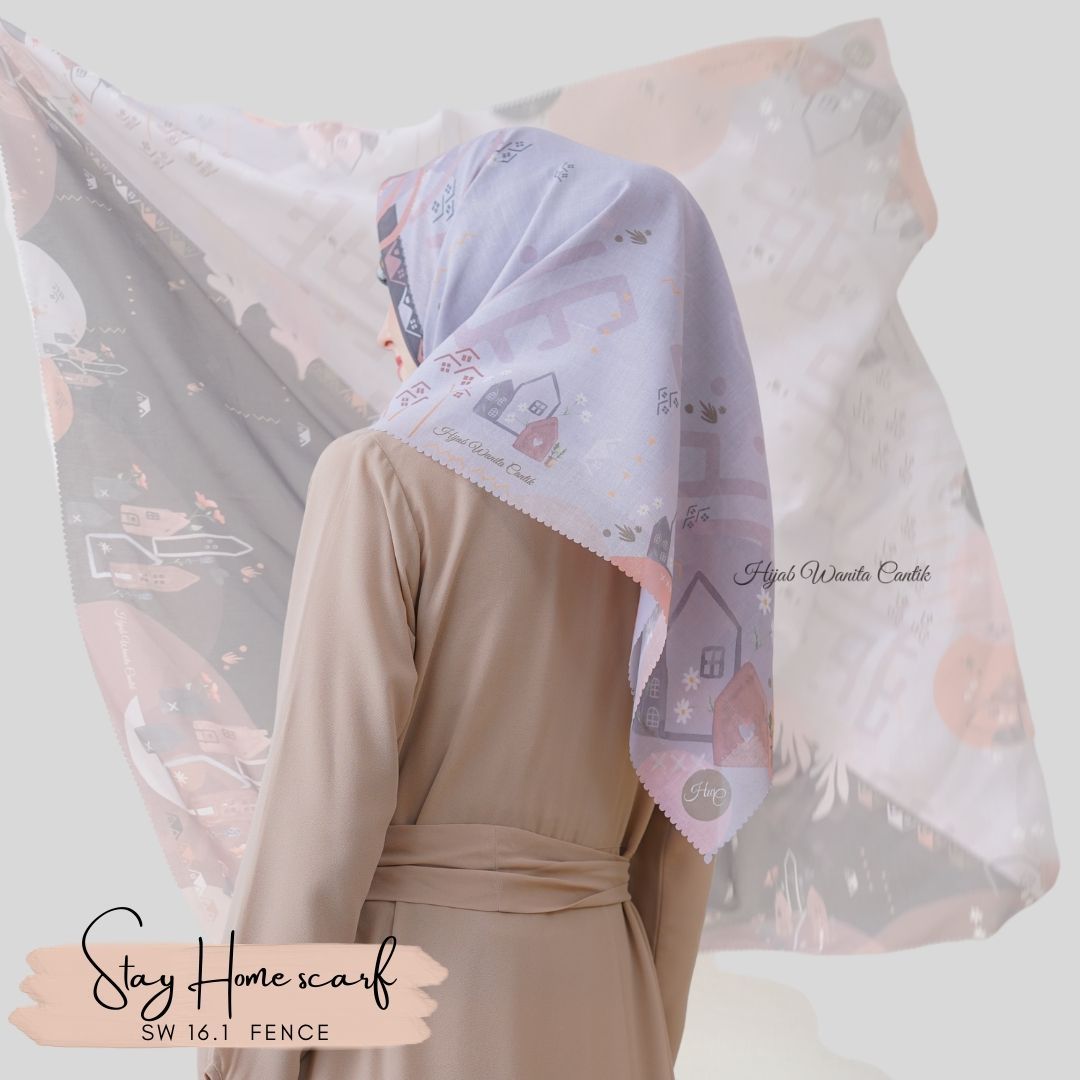 Segiempat Stay Home Scarf - SW16.1 Fence