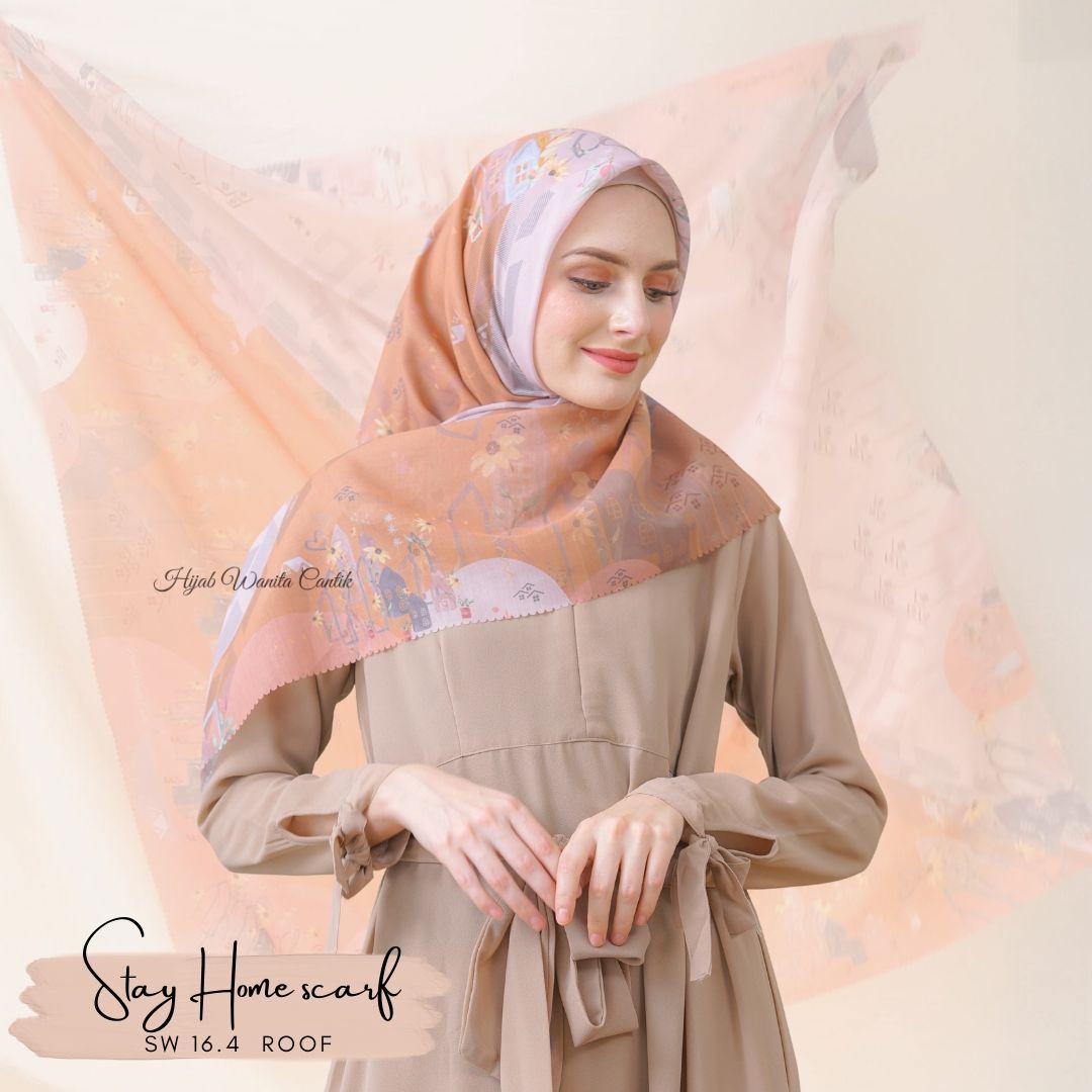 Segiempat Stay Home Scarf - SW16.4 Roof