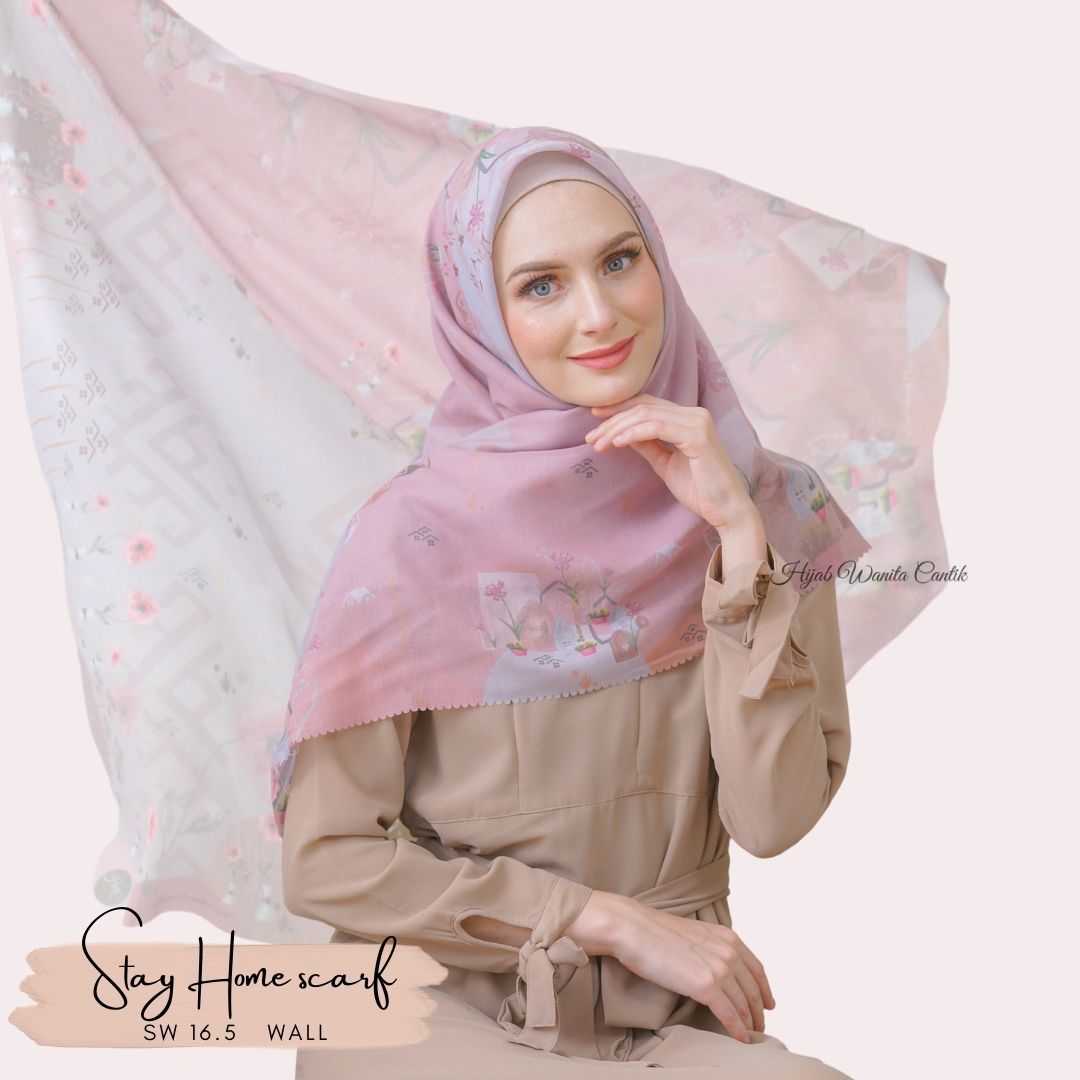 Segiempat Stay Home Scarf - SW16.5 Wall