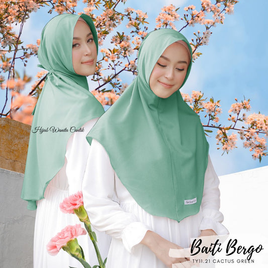 Hijab Instan Baiti Bergo - TY11.21 Cactus Green