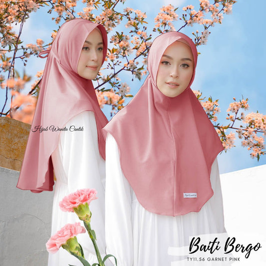 Hijab Instan Baiti Bergo - TY11.56 Garnet Pink