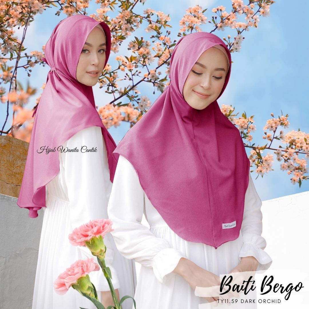 Hijab Instan Baiti Bergo - TY11.59 Dark Orchid