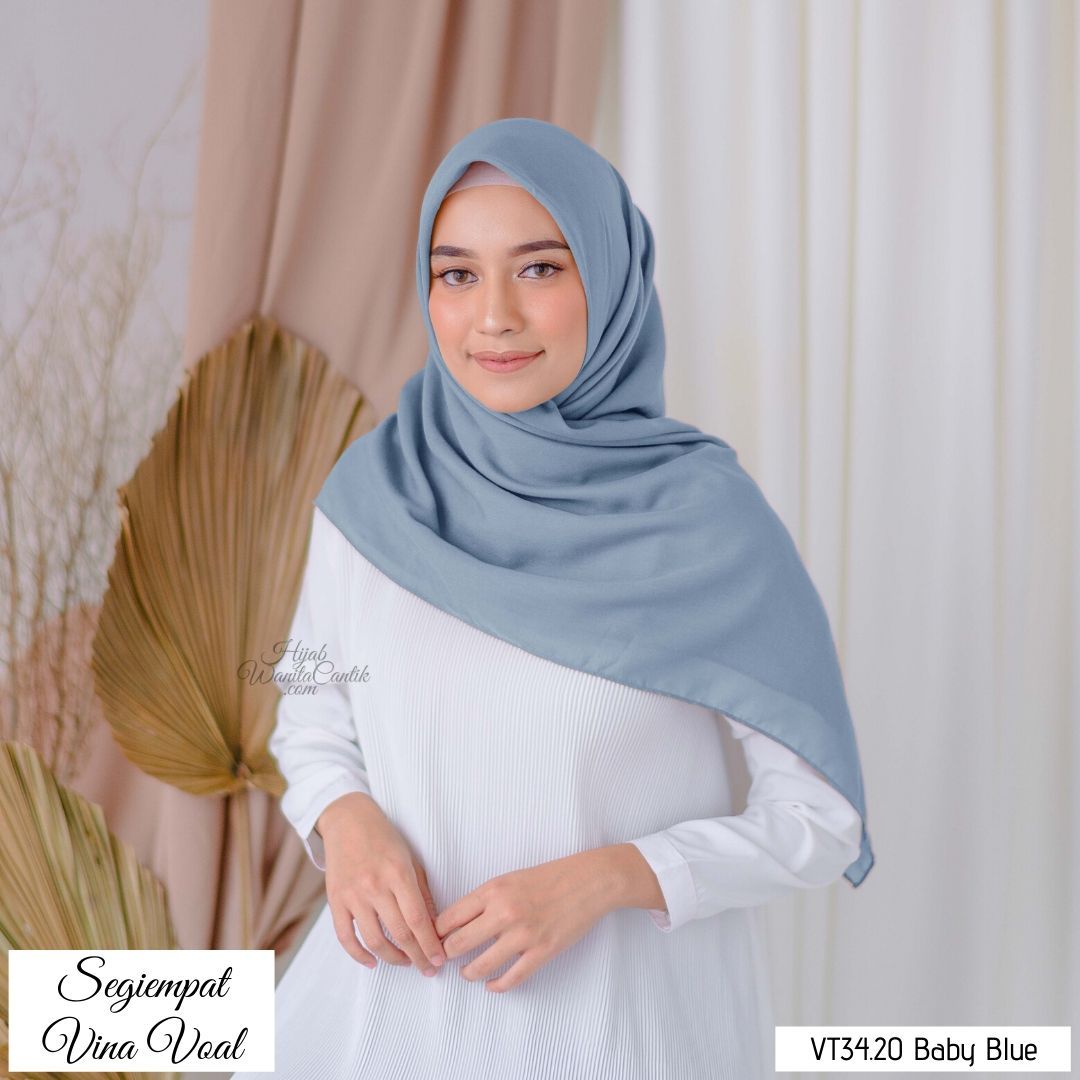 Segiempat Vina Voal - VT34.20 Baby Blue