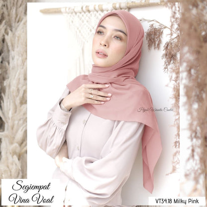 Segiempat Vina Voal - VT34.18 Milky Pink