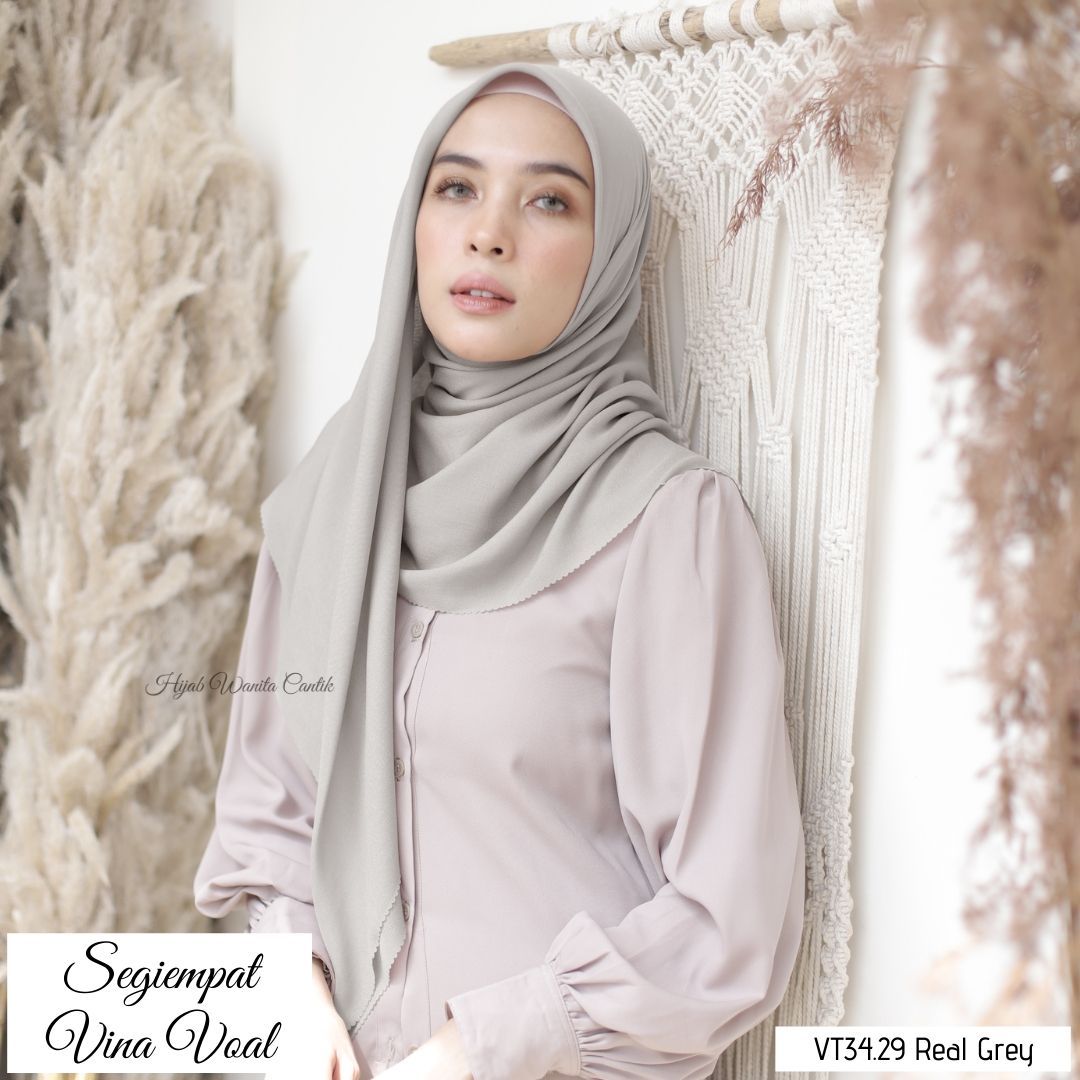 Segiempat Vina Voal - VT34.29 Real Grey