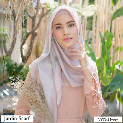 Jardin Scarf  - VYT6.2 Ivory
