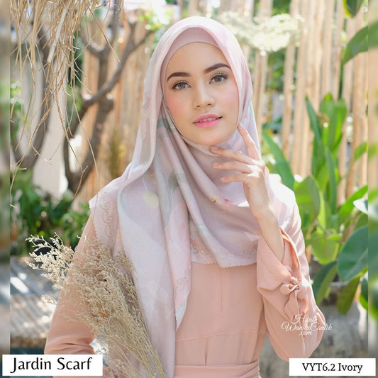 Jardin Scarf  - VYT6.2 Ivory