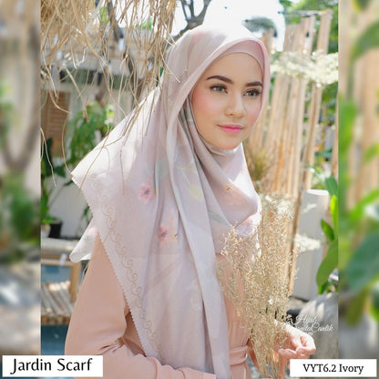 Jardin Scarf  - VYT6.2 Ivory