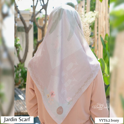 Jardin Scarf  - VYT6.2 Ivory