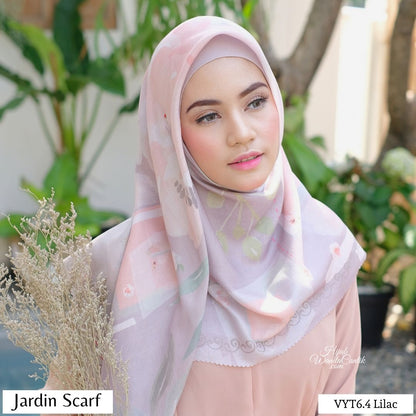Jardin Scarf  - VYT6.4 Lilac