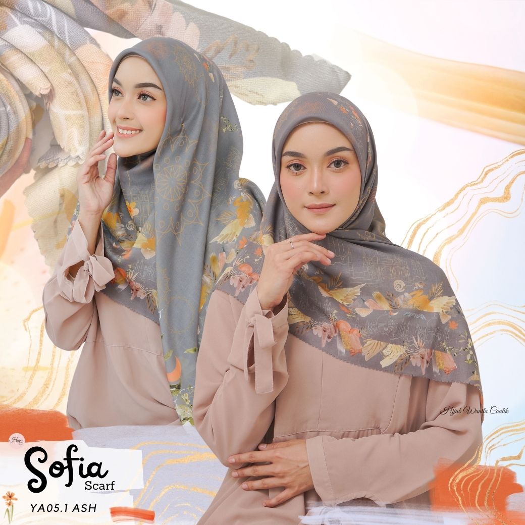 Sofia Scarf -  YA05.1 Ash