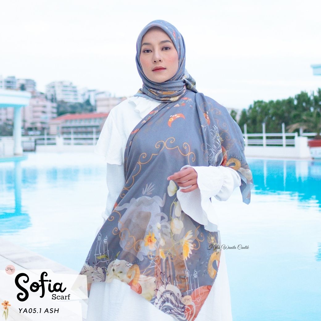 Sofia Scarf -  YA05.1 Ash