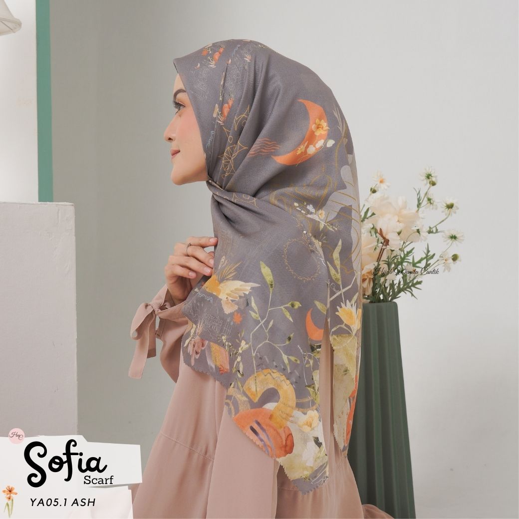 Sofia Scarf -  YA05.1 Ash