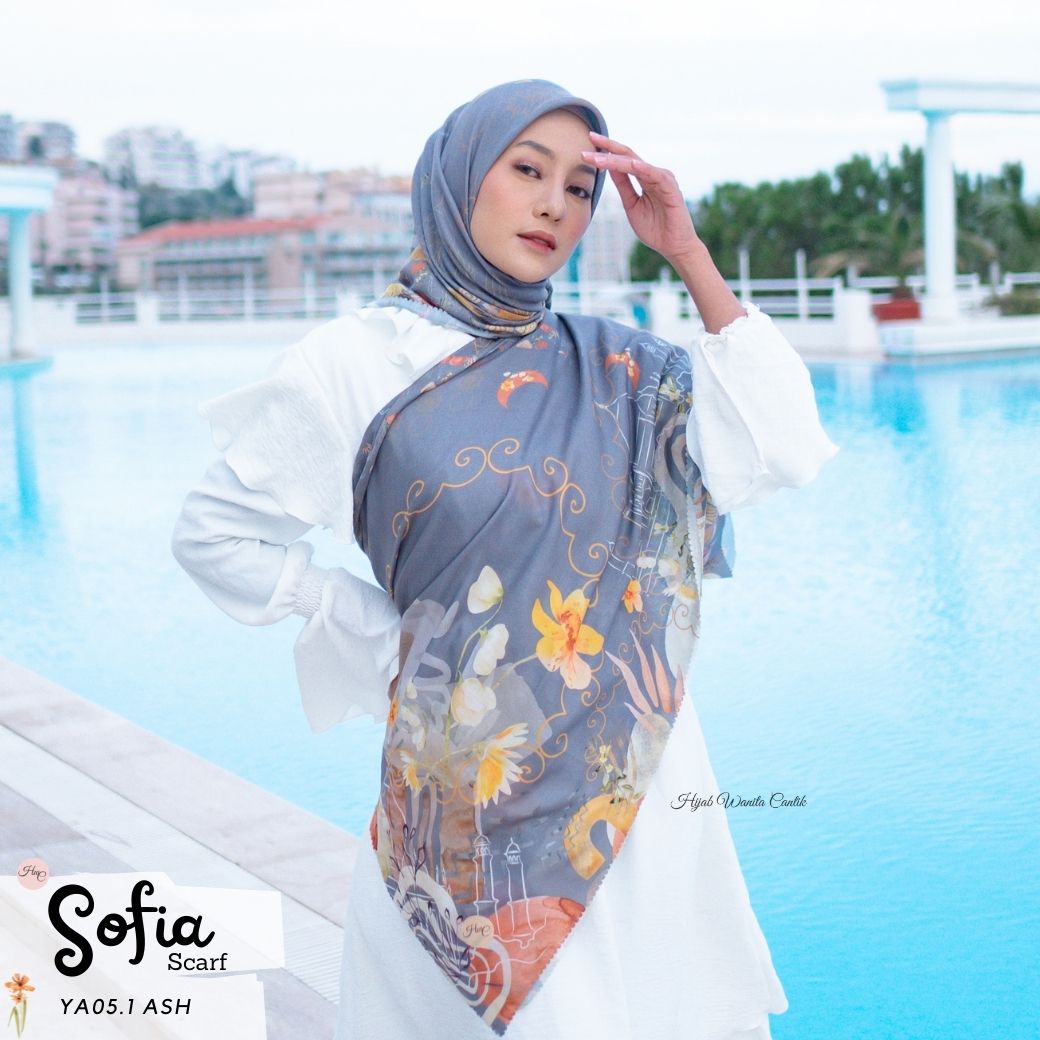 Sofia Scarf -  YA05.1 Ash