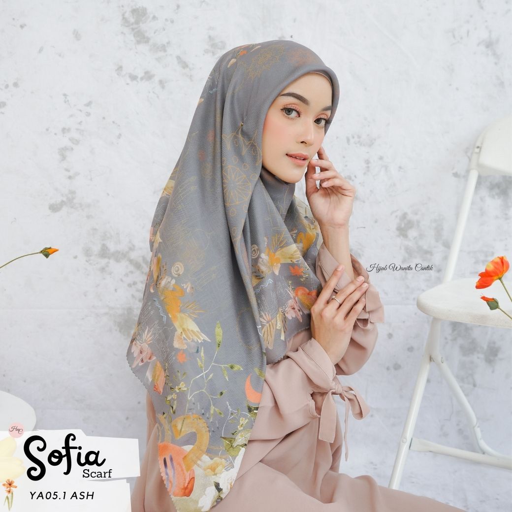 Sofia Scarf -  YA05.1 Ash