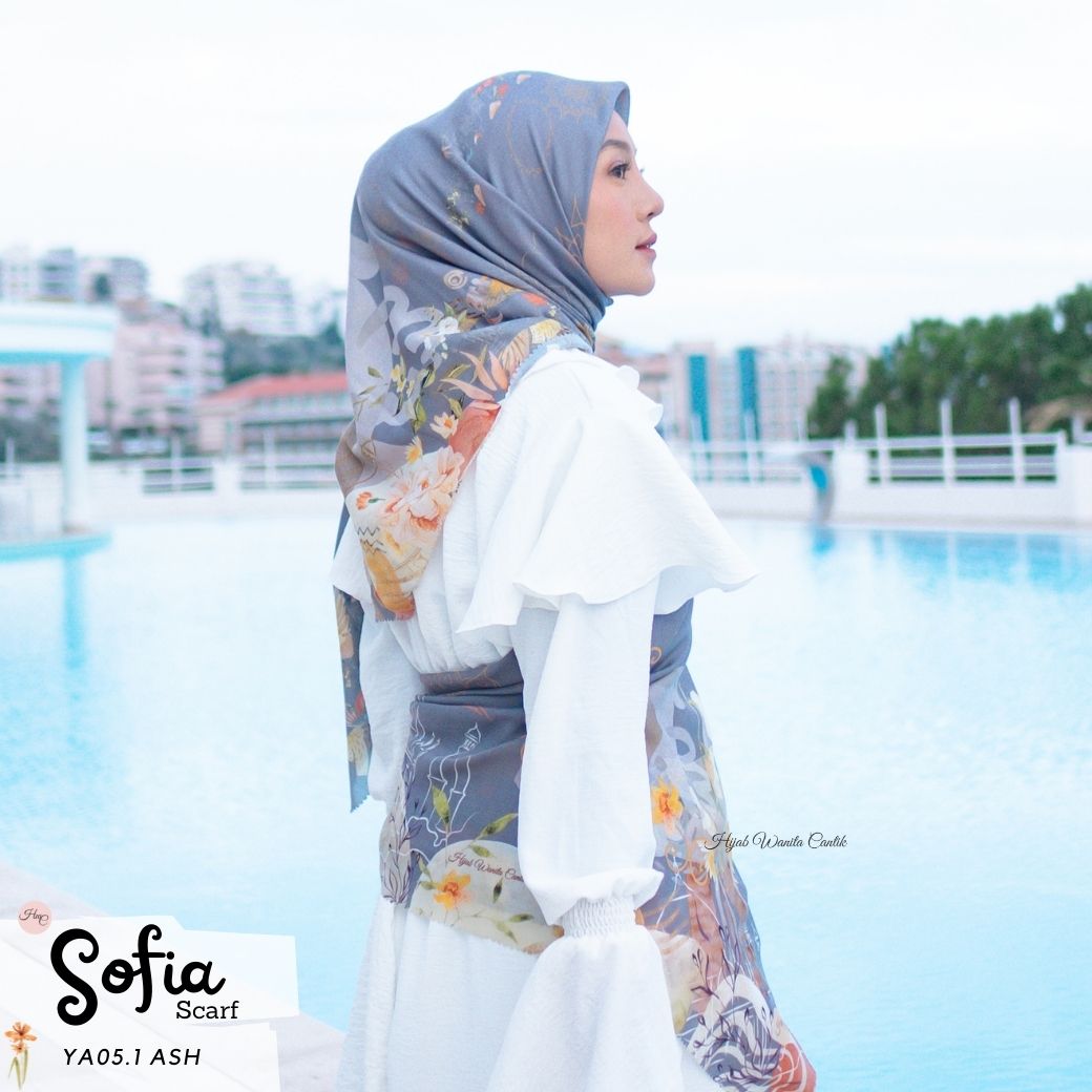 Sofia Scarf -  YA05.1 Ash