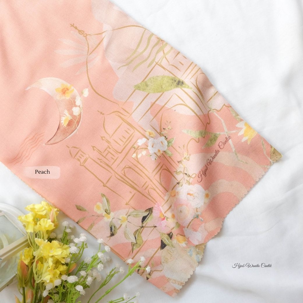 Sofia Scarf -  YA05.3 Peach