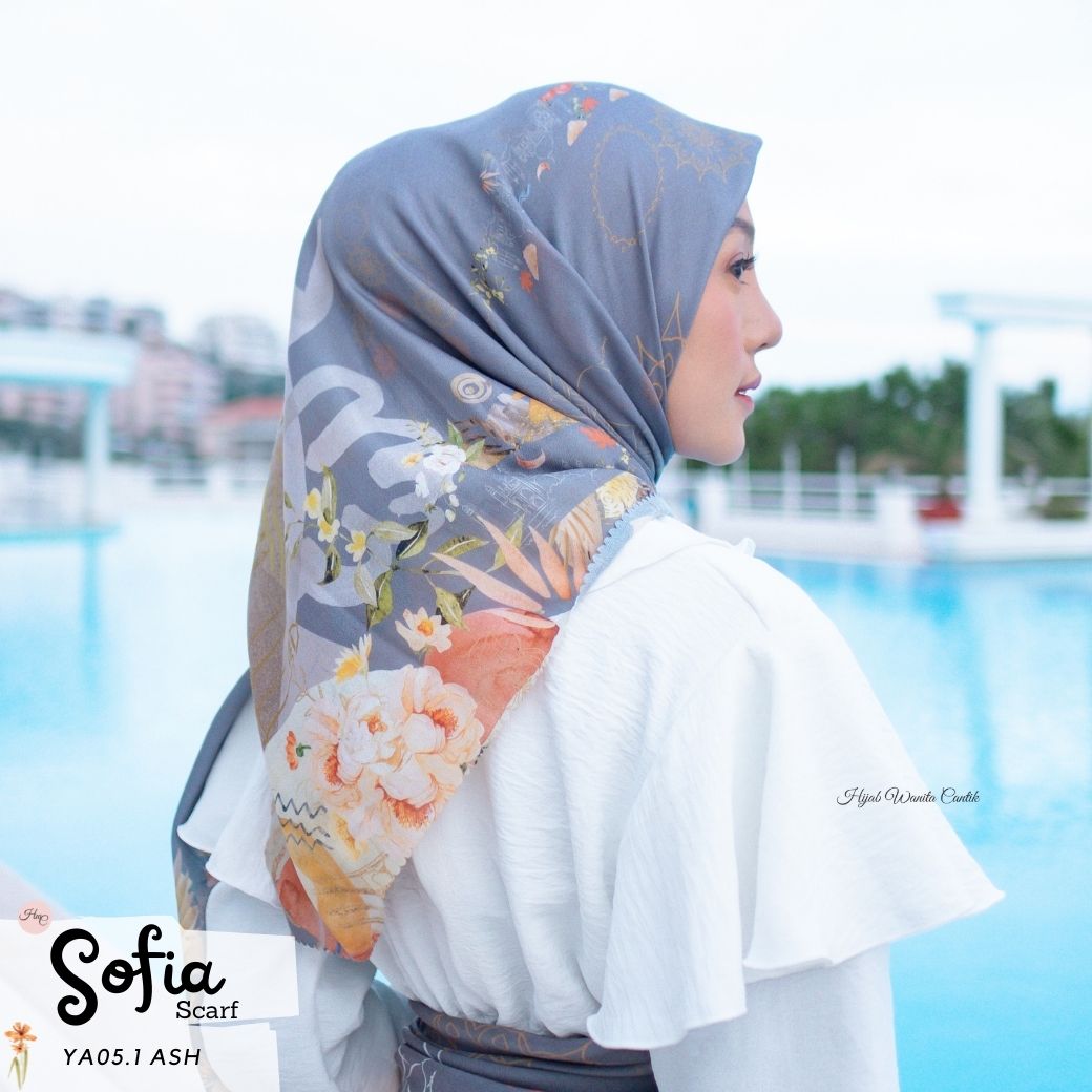 Sofia Scarf -  YA05.1 Ash