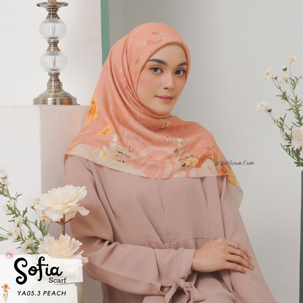 Sofia Scarf -  YA05.3 Peach