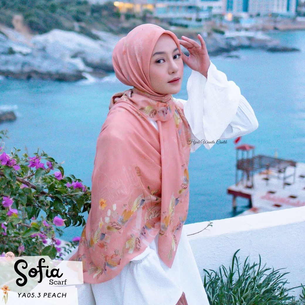 Sofia Scarf -  YA05.3 Peach