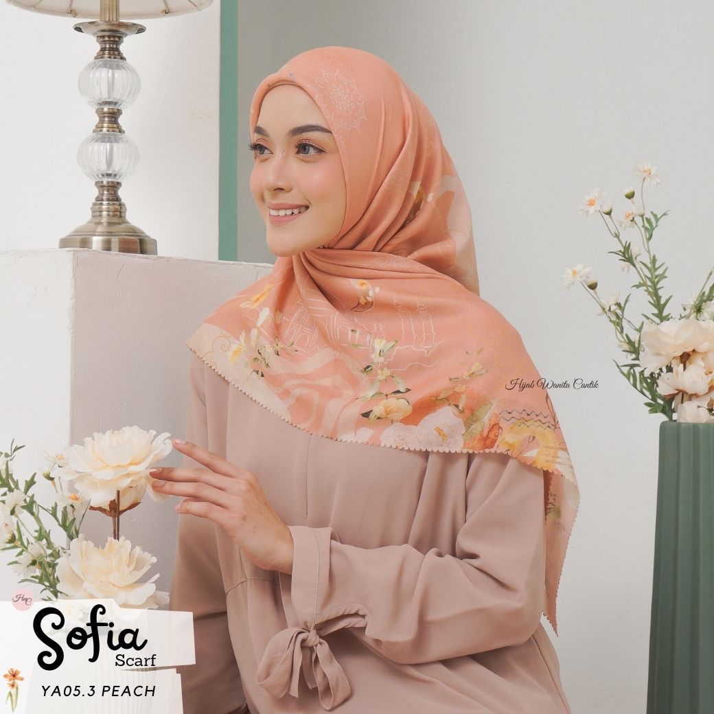 Sofia Scarf -  YA05.3 Peach