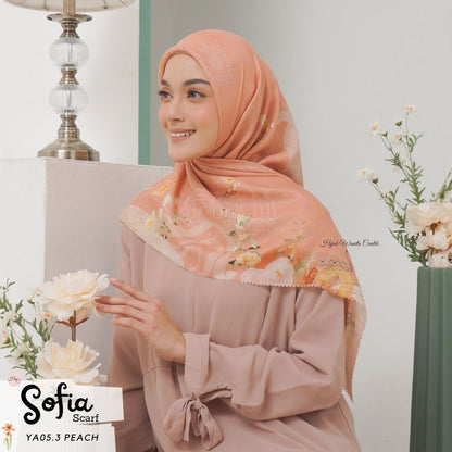 Sofia Scarf -  YA05.3 Peach