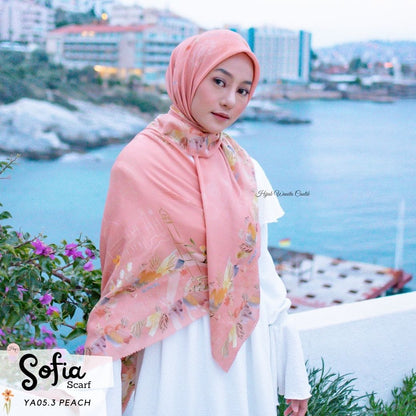 Sofia Scarf -  YA05.3 Peach