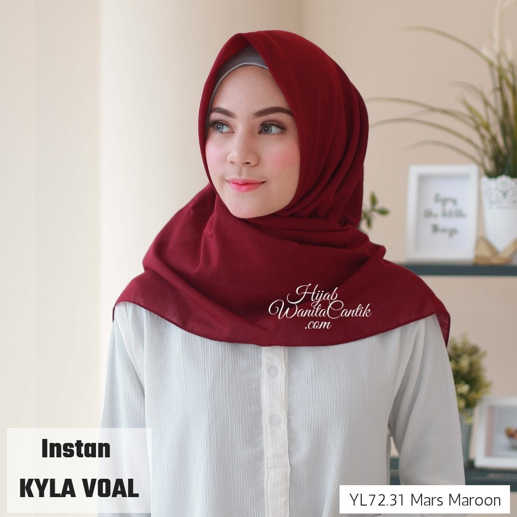 Instan Kyla Voal - YL72.31 Mars Maroon