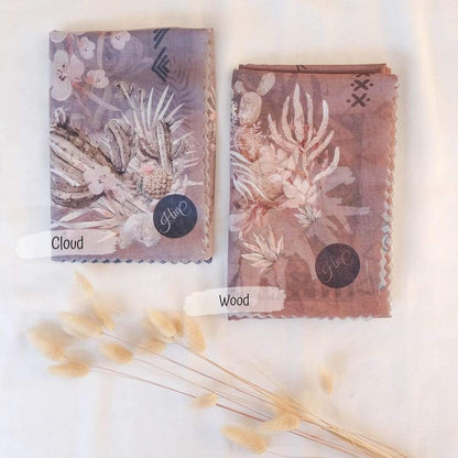 Segiempat Grassland Scarf - GL93.1 Wood