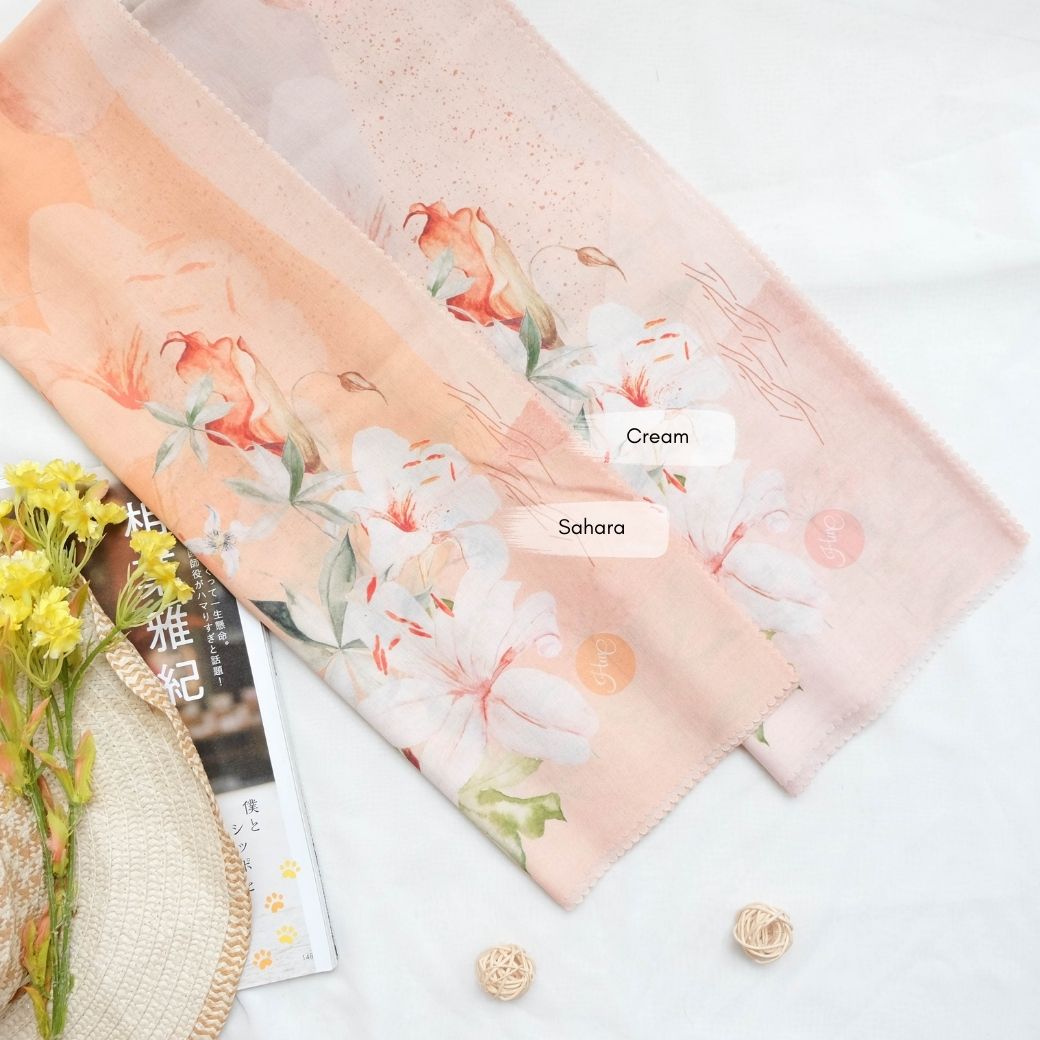 Segiempat Lily Scarf - LS71.5 Sahara