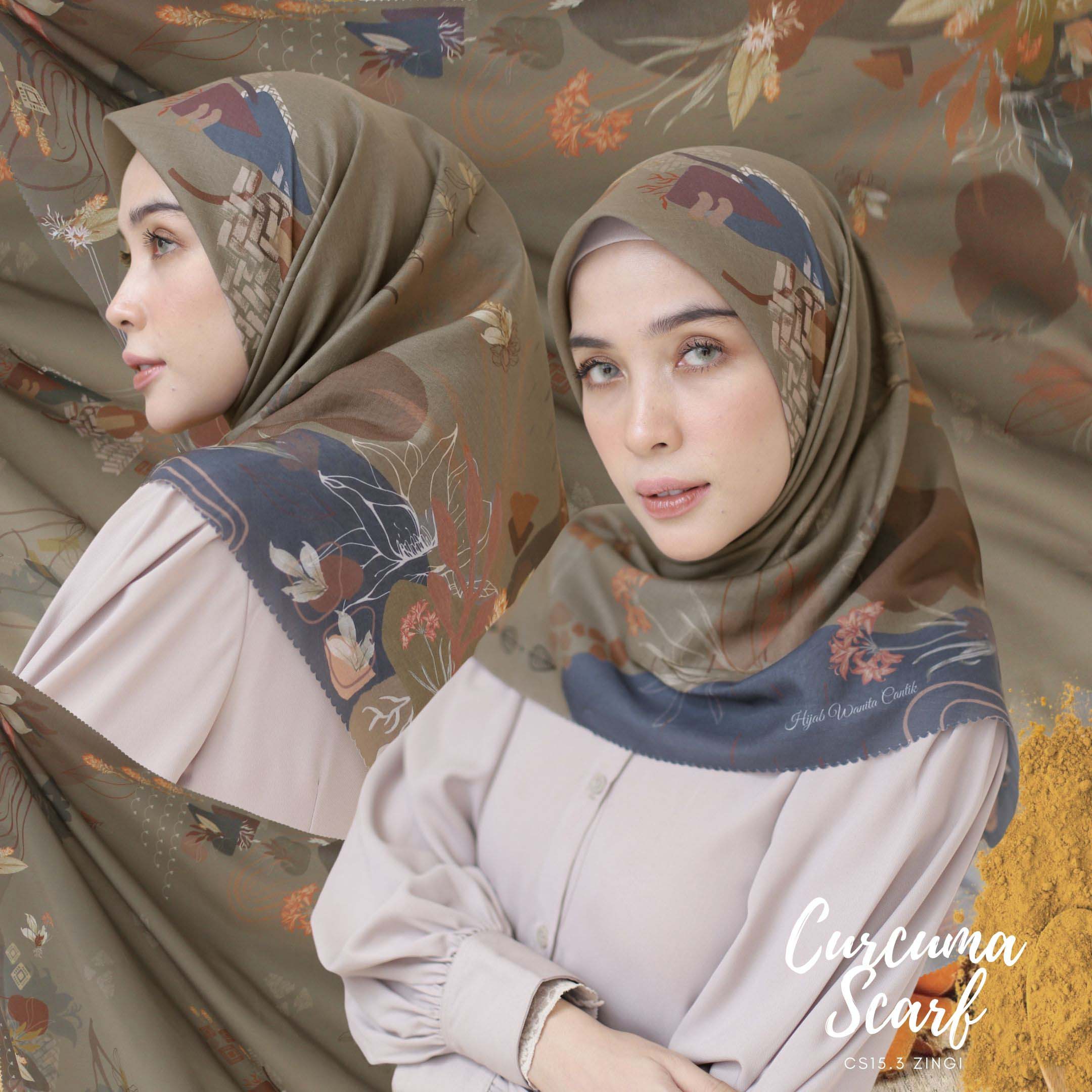 Curcuma Scarf ICY Voal - CS15.3 Zingi